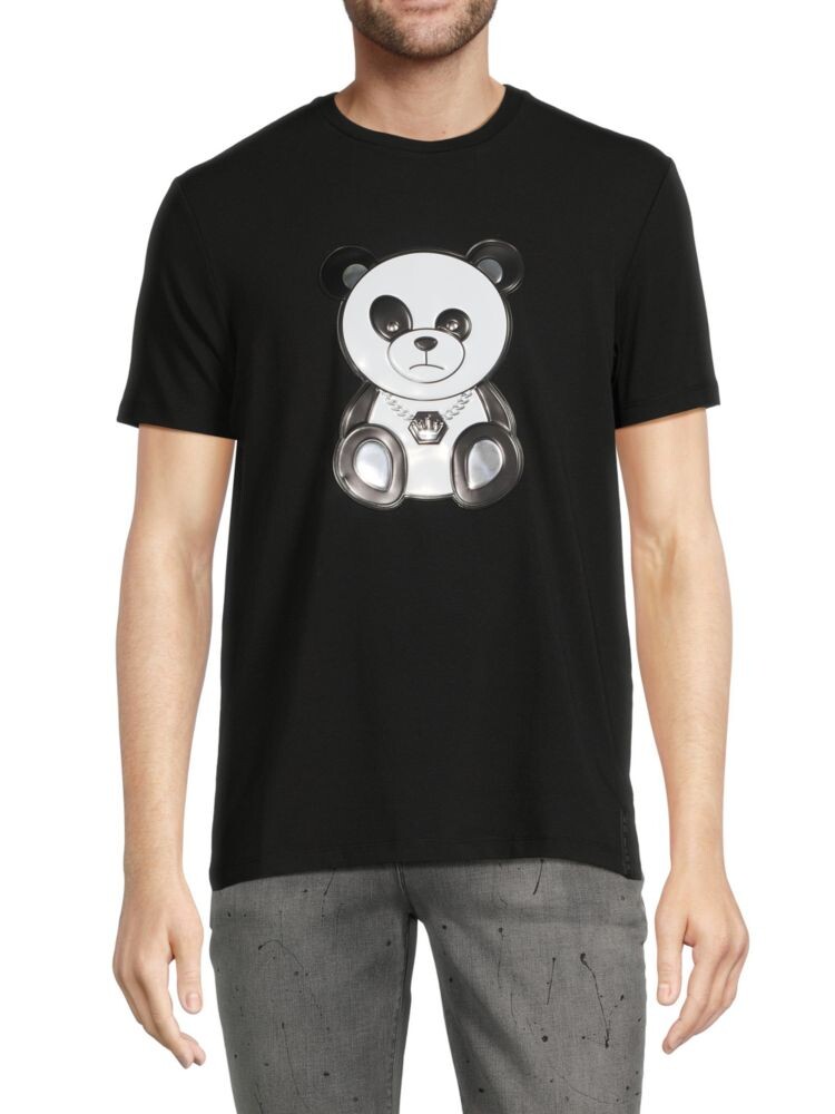 

Футболка с рисунком медведя Freddie Panda Bertigo, черный
