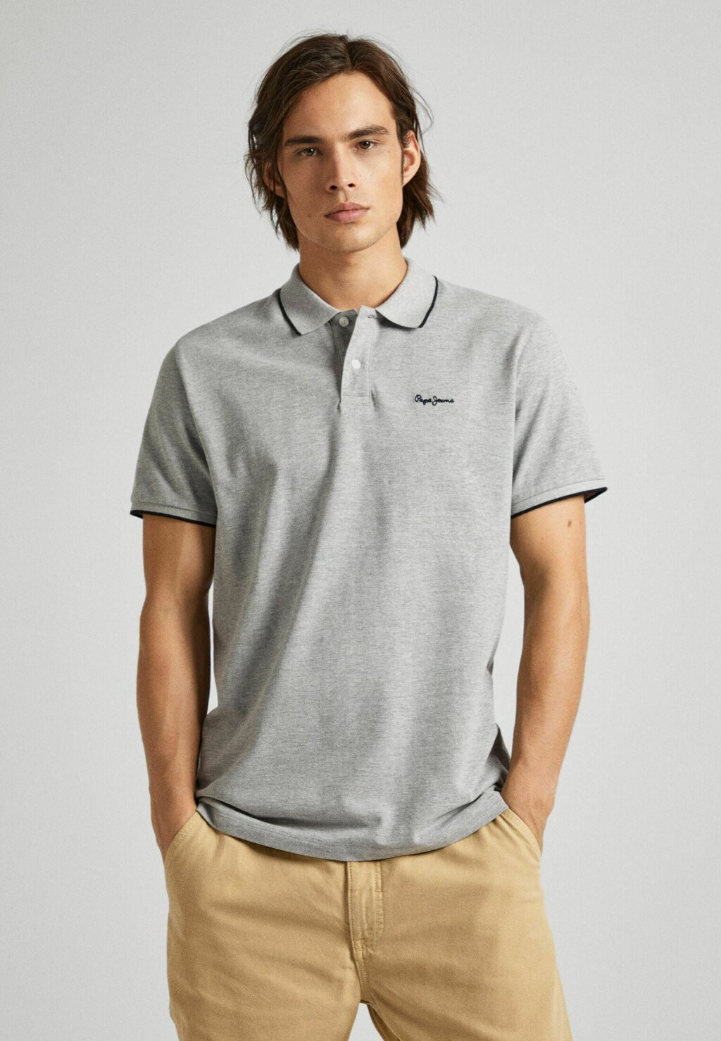 

Рубашка-поло Pepe Jeans, цвет marl grey