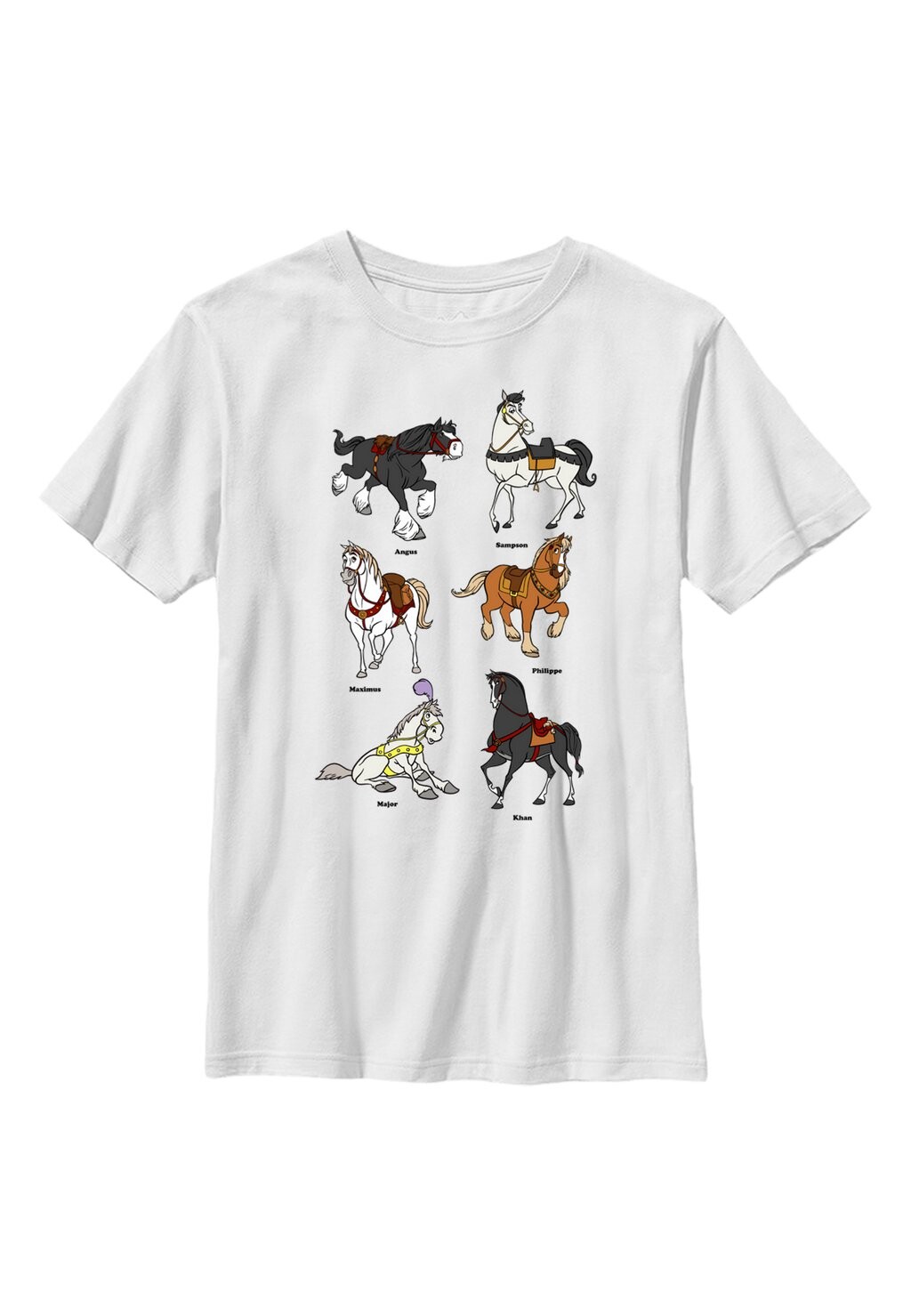 

Футболка с принтом Princess Disney Horses Disney, белый