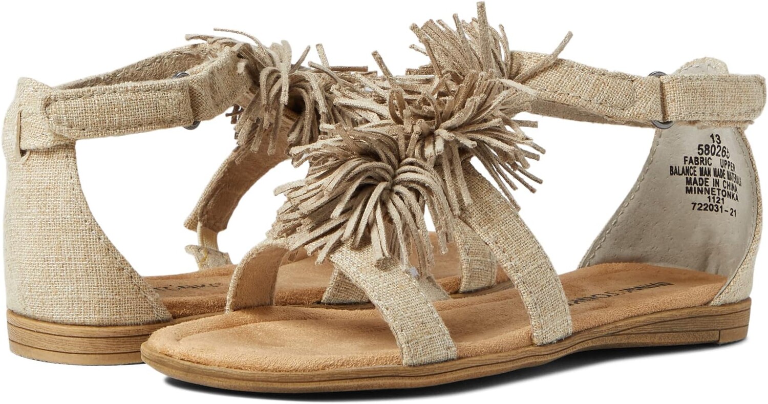 

Сандалии на плоской подошве Eloise Minnetonka, цвет Natural