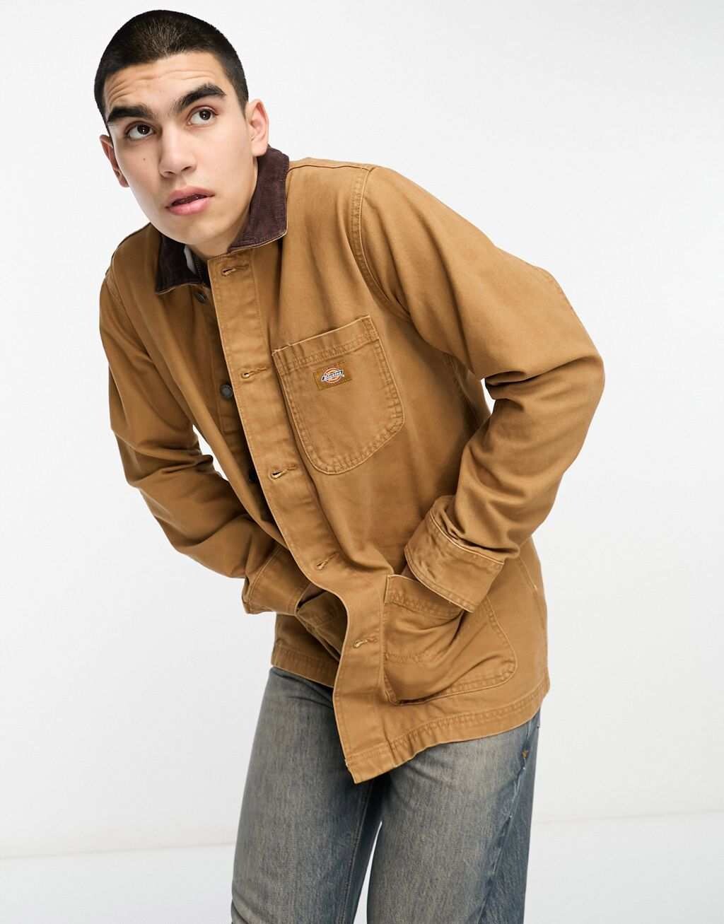 

Коричневый холщовый жакет без подкладки Dickies