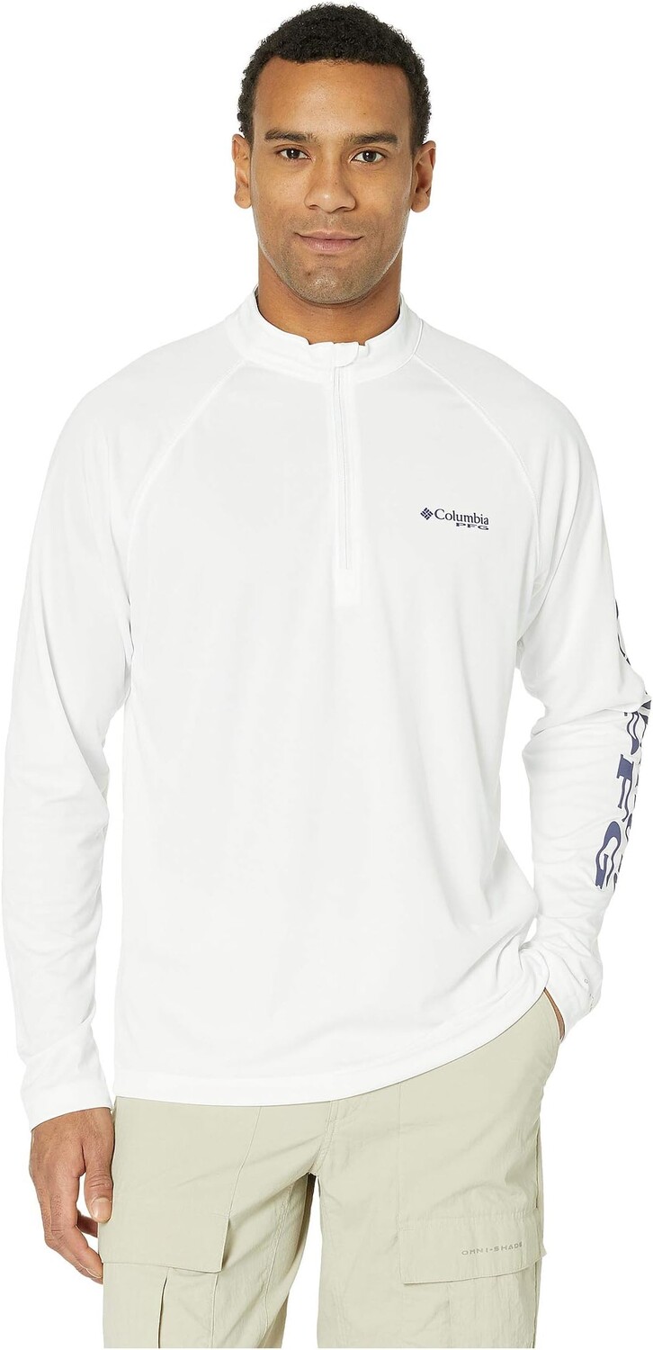 

Терминал Снасти 1/4 на молнии Columbia, цвет White/Nightshade Logo