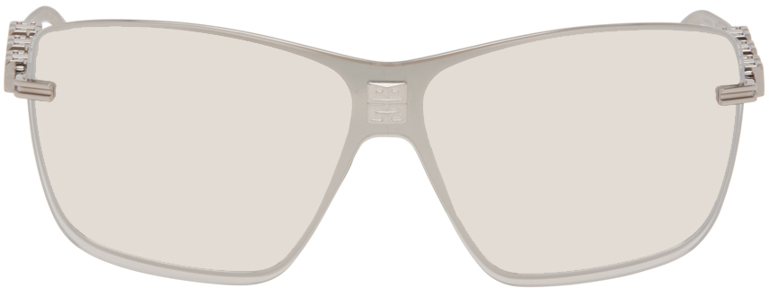 Серебряные солнцезащитные очки 4GEM Givenchy