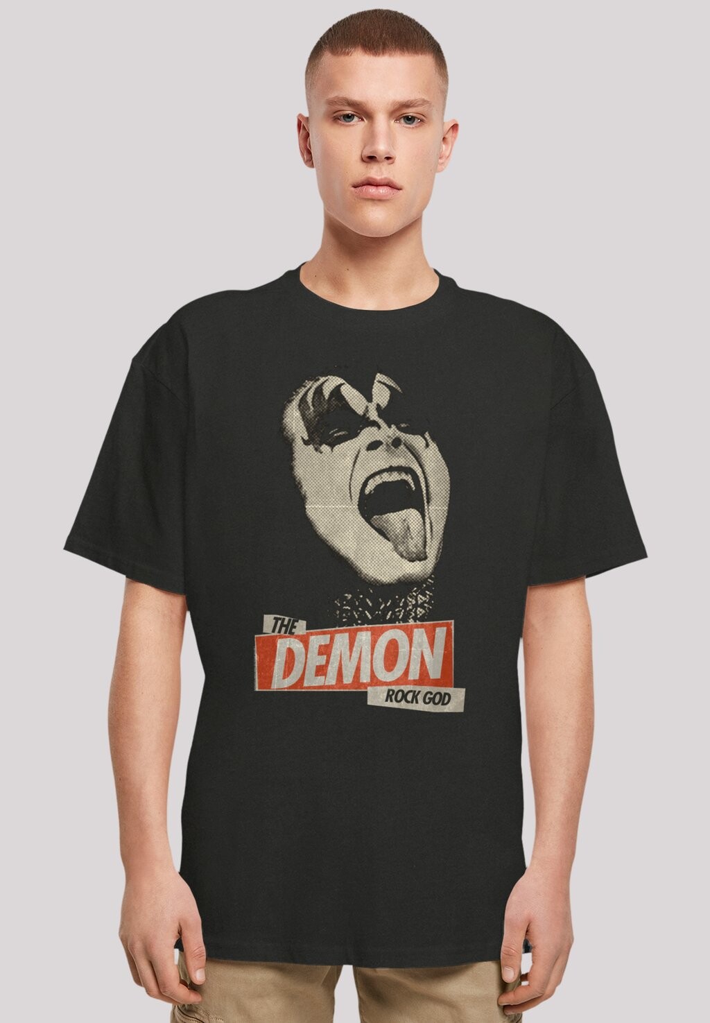 

Футболка с принтом KISS HARD ROCK DEMON F4NT4STIC, цвет schwarz