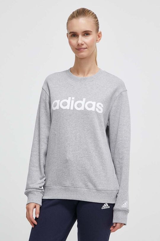 

Толстовка Adidas из хлопка adidas, серый