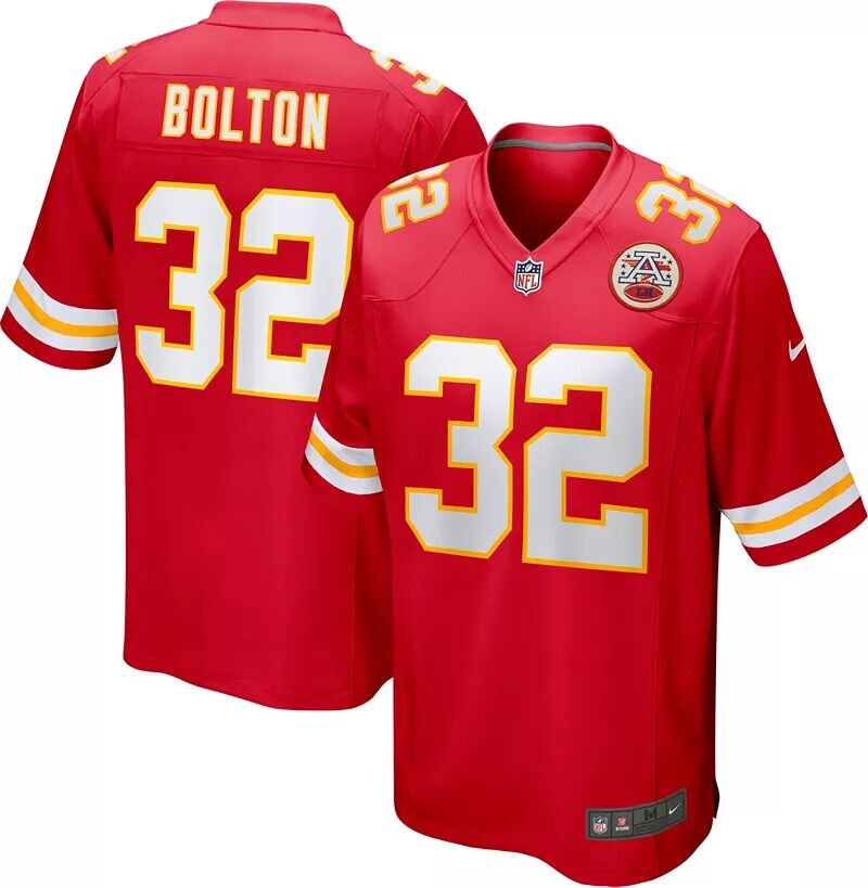 

Мужская красная майка Nike Kansas City Chiefs Nick Bolton #32