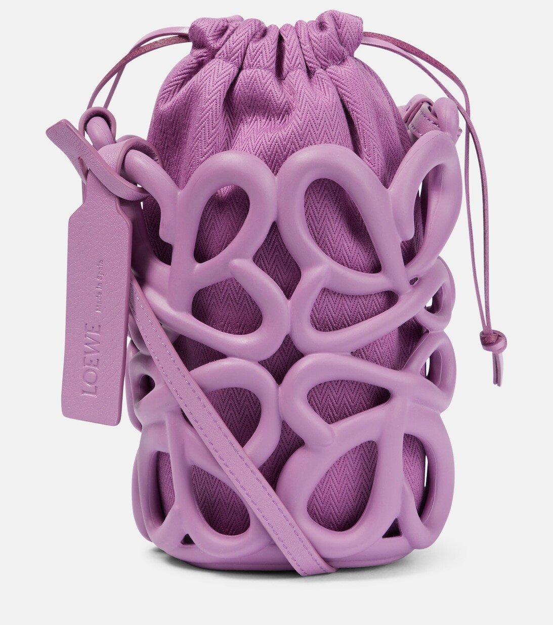 

Сумка на плечо с анаграммой Loewe, розовый