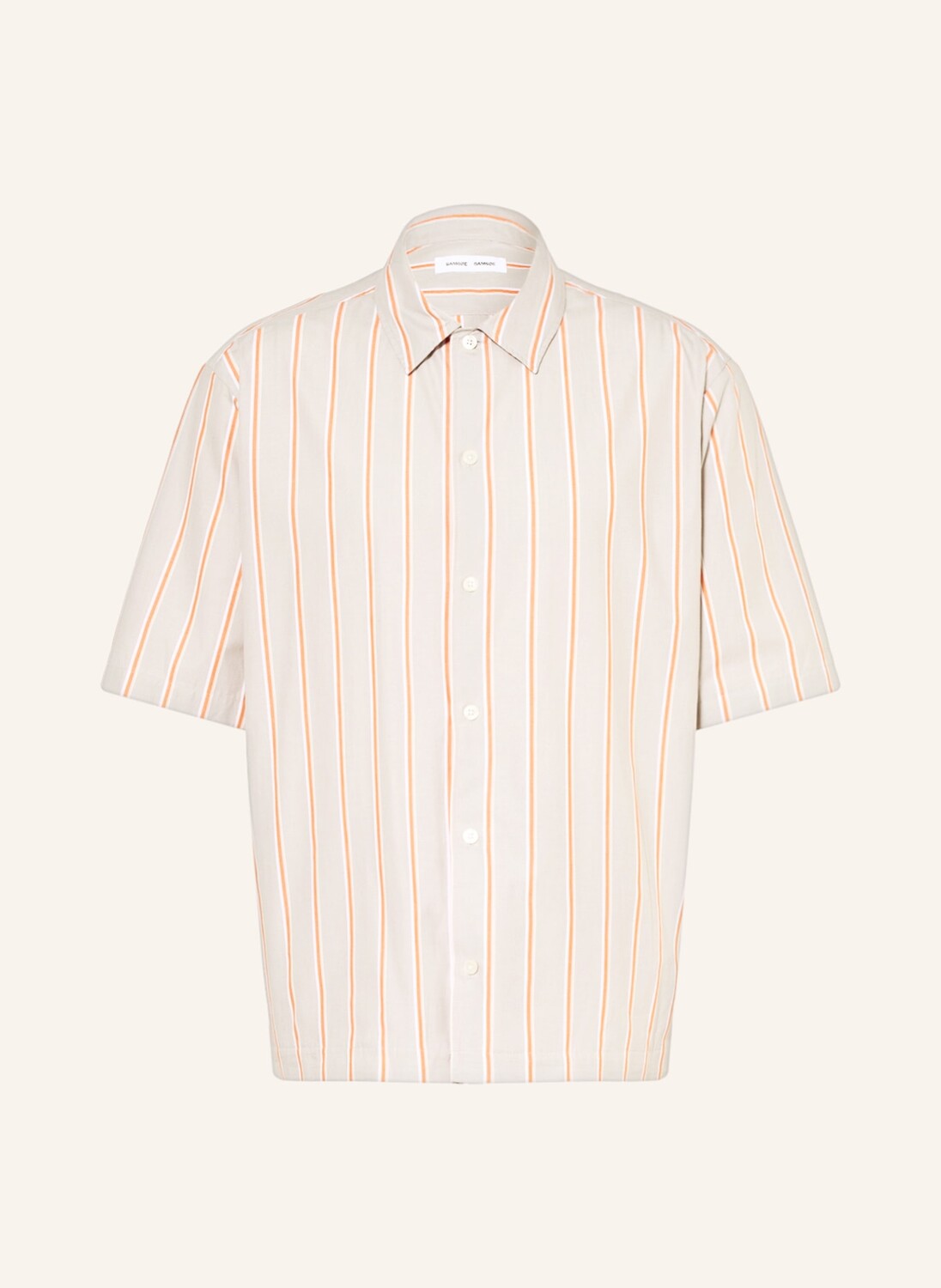 

Рубашка SAMSØE SAMSØE Kurzarm-AYO Comfort Fit, серый