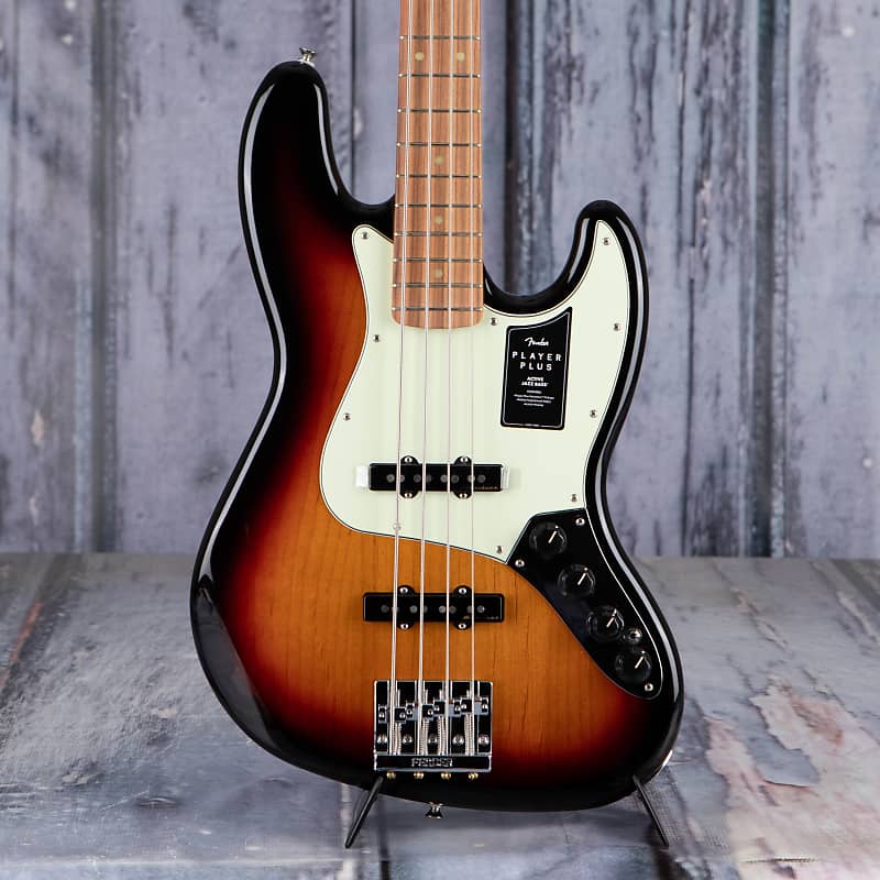 Басс гитара Fender Player Plus Jazz Bass, 3-Color Sunburst
