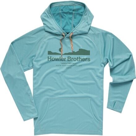 

Толстовка с капюшоном Loggerhead Sun Protection – Мужская Howler Brothers, цвет Nile Blue