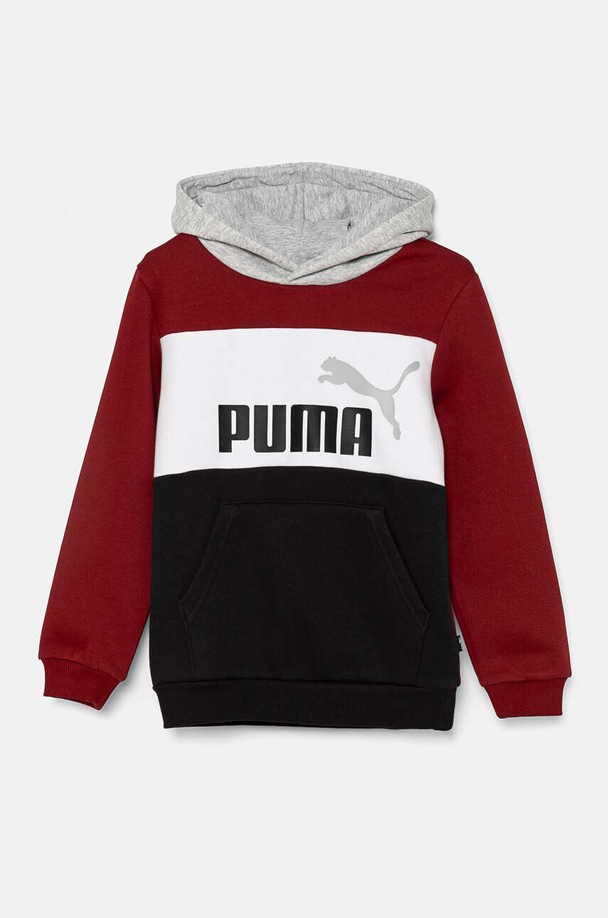 

Детская толстовка Puma ESS BLOCK Hoodie, красный