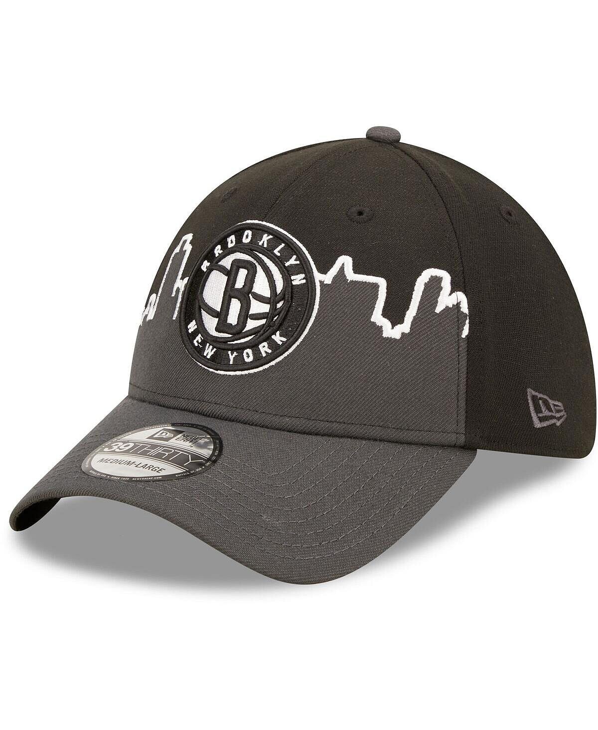 

Мужская угольно-черная кепка Brooklyn Nets 2022 Tip-Off 39THIRTY Flex. New Era