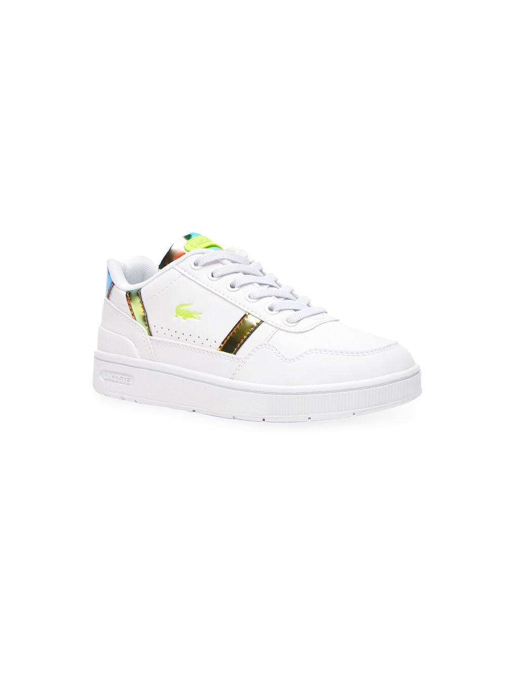 

Кроссовки с Т-образным зажимом для маленьких детей Lacoste, белый