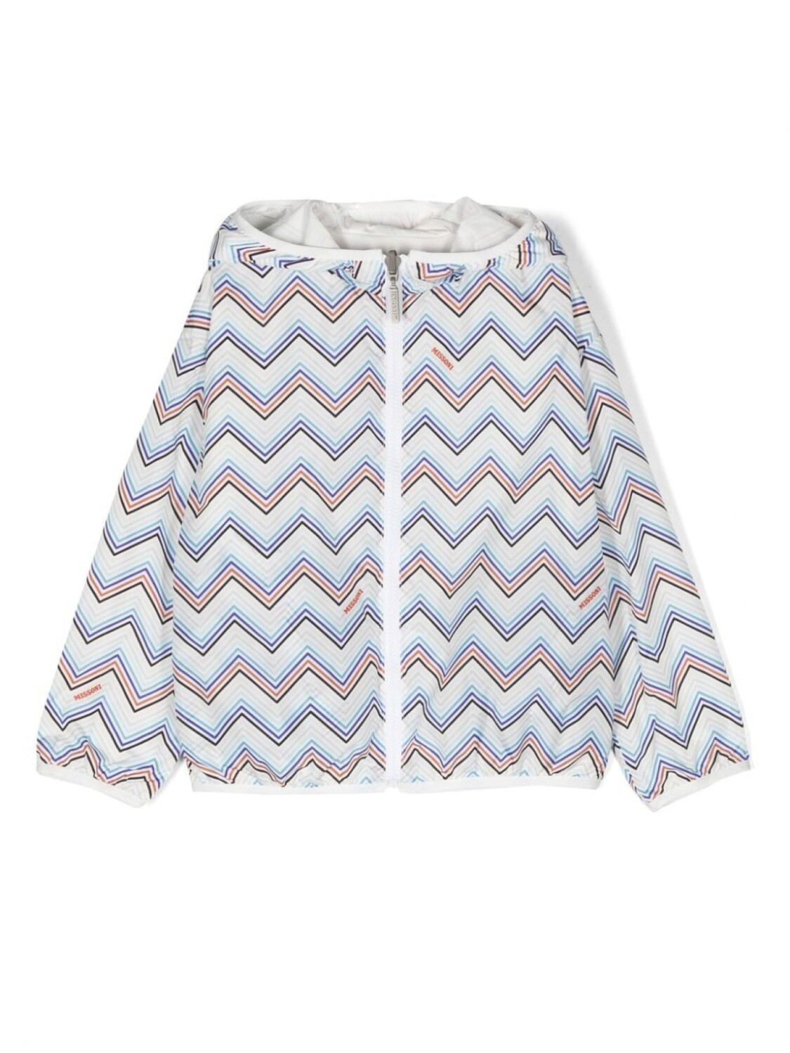 

Missoni Kids куртка с узором зигзаг, белый