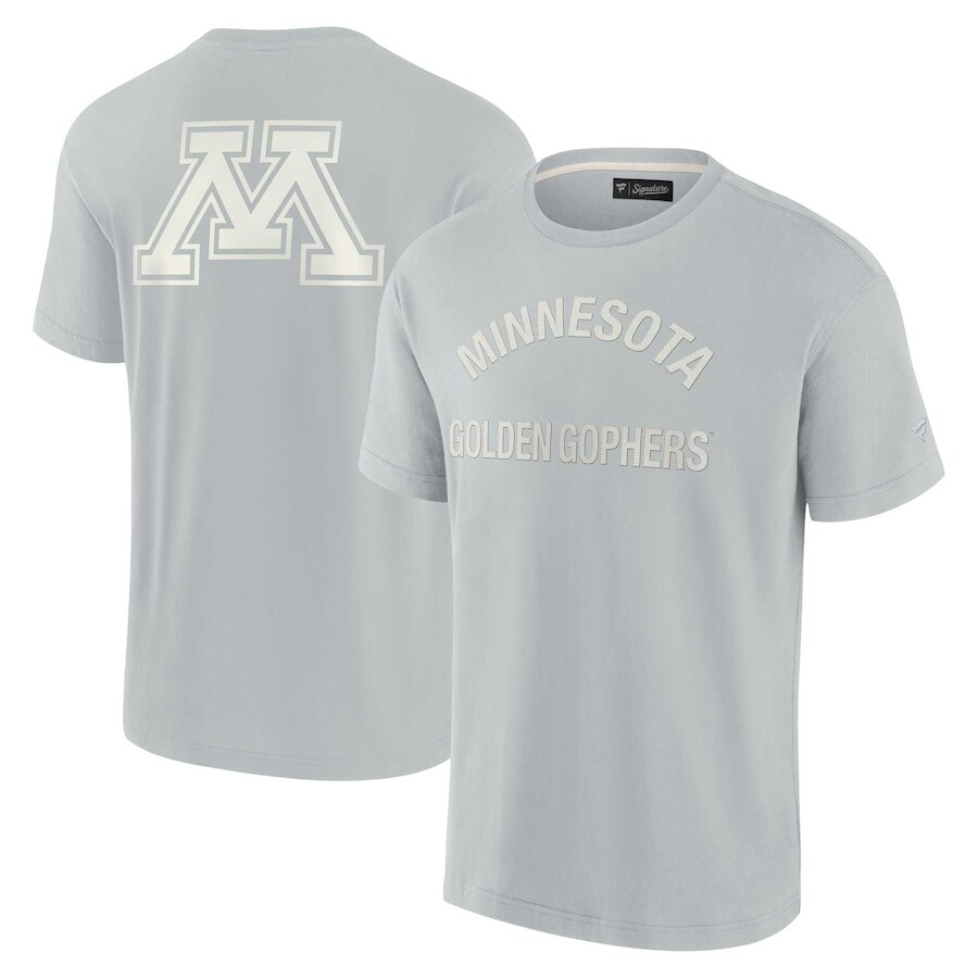 

Футболка с коротким рукавом Fanatics Signature Minnesota Golden Gophers, серый
