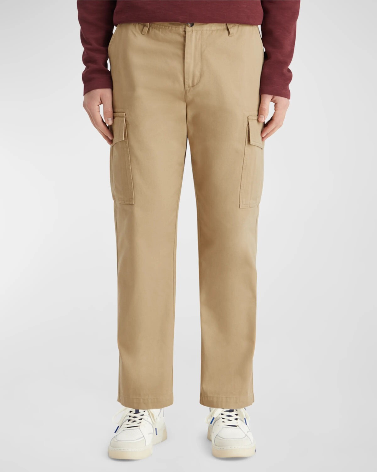 

Мужские свободные зауженные брюки-карго из хлопкового твила Scotch & Soda, цвет Desert Sand