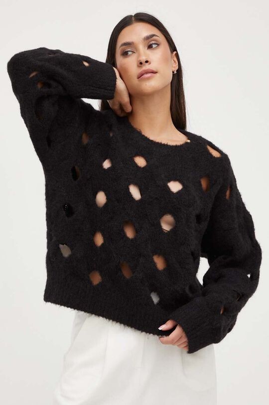

Шерстяной свитер Pinko, черный