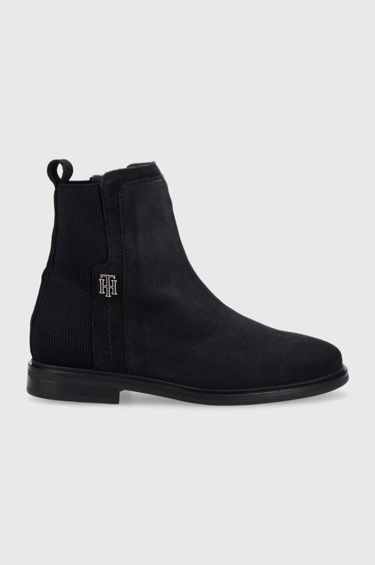 

Замшевые ботинки челси Th Essentials Flat Boot Tommy Hilfiger, темно-синий