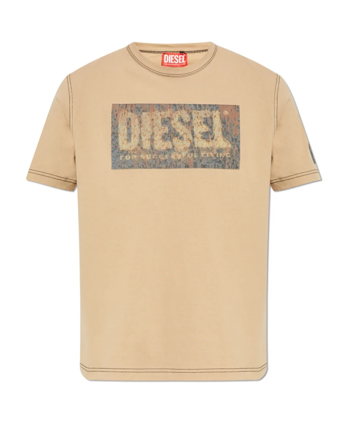 

Футболка t adjust q1 Diesel, бежевый