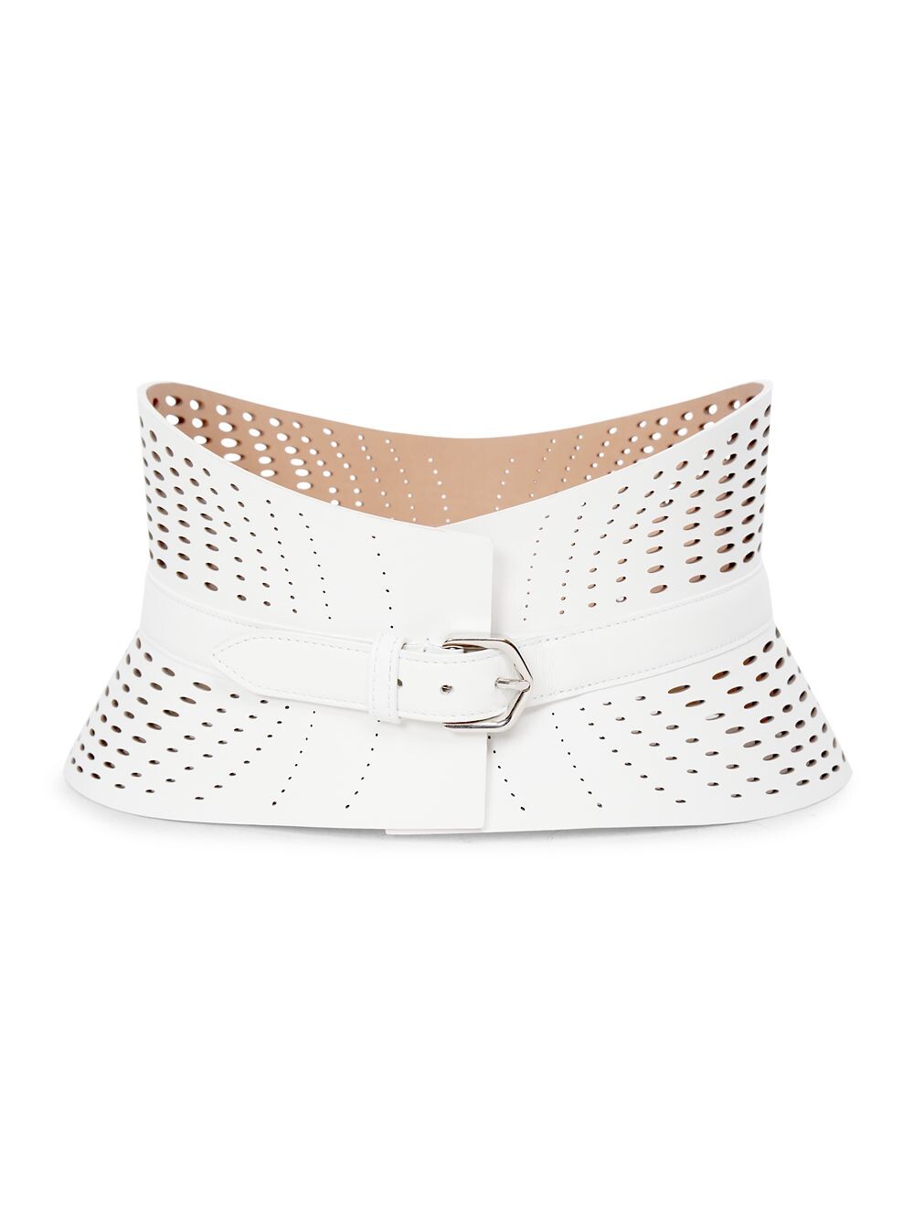 

Кожаное бюстье Neo с лазерной резкой Alaïa