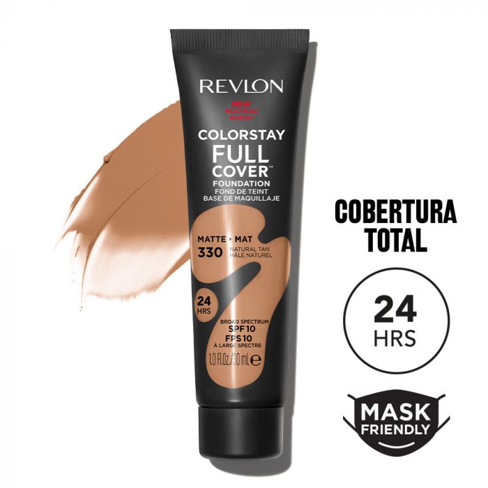 цена Тональная основа ColorStay Base de Maquillaje Cobertura Total Mate Revlon, 330 Natural Tan