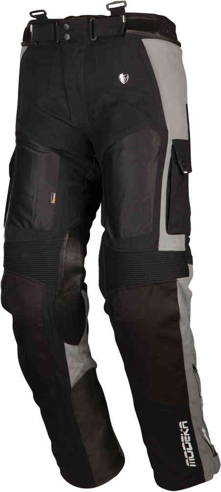 Текстильные мотоциклетные брюки AFT Air Modeka, серый/черный цена и фото