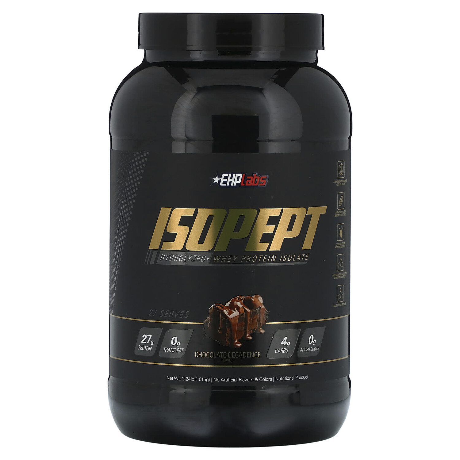 

IsoPept, гидролизованный изолят сывороточного протеина, шоколадный вкус, 1015 г (2,24 фунта), EHPlabs