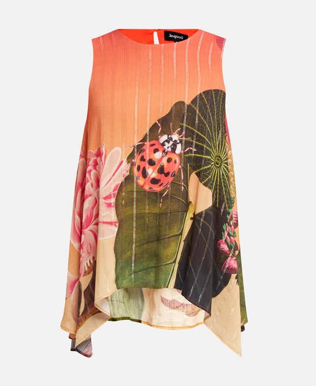 

Рубашка блузка Desigual, ежевика