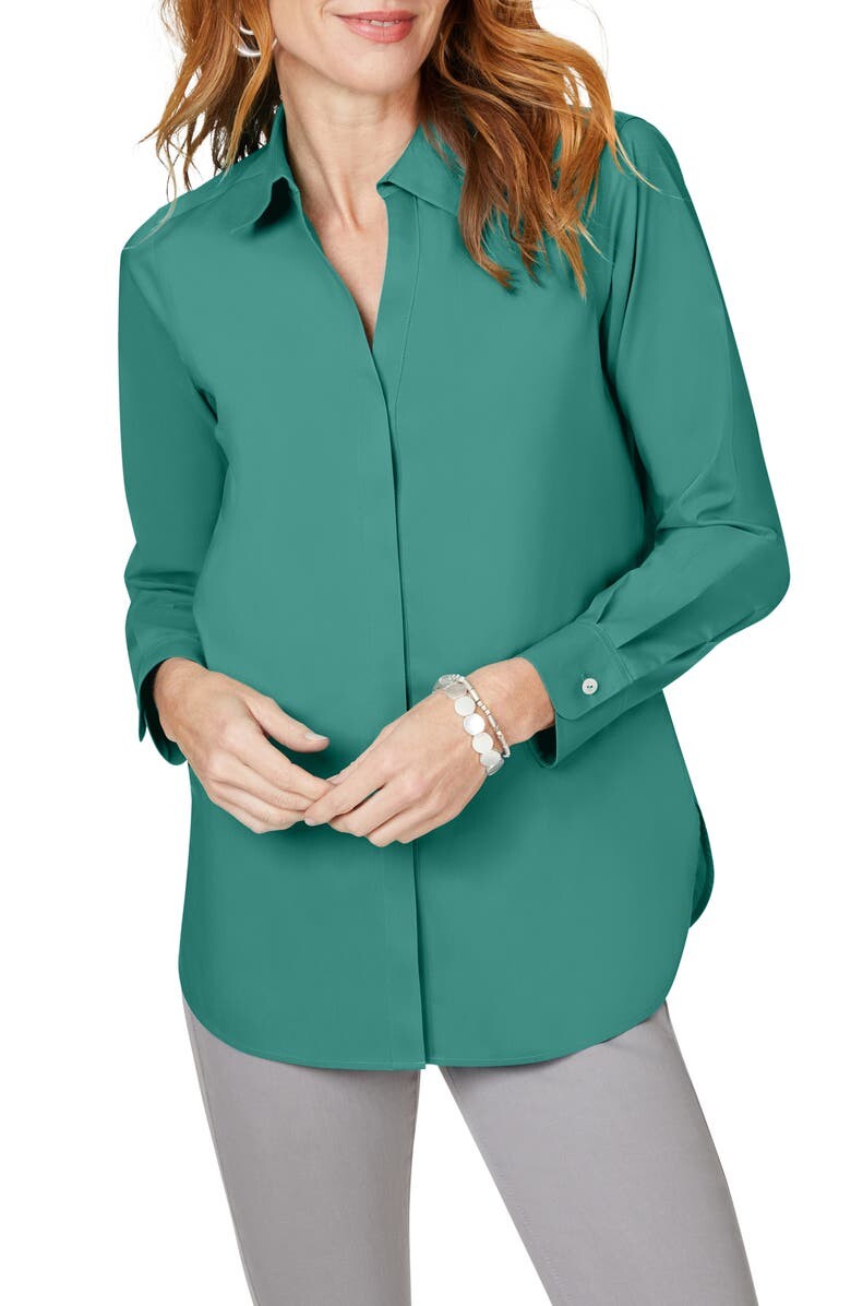 

Хлопковая рубашка на пуговицах Kylie Non-Iron FOXCROFT