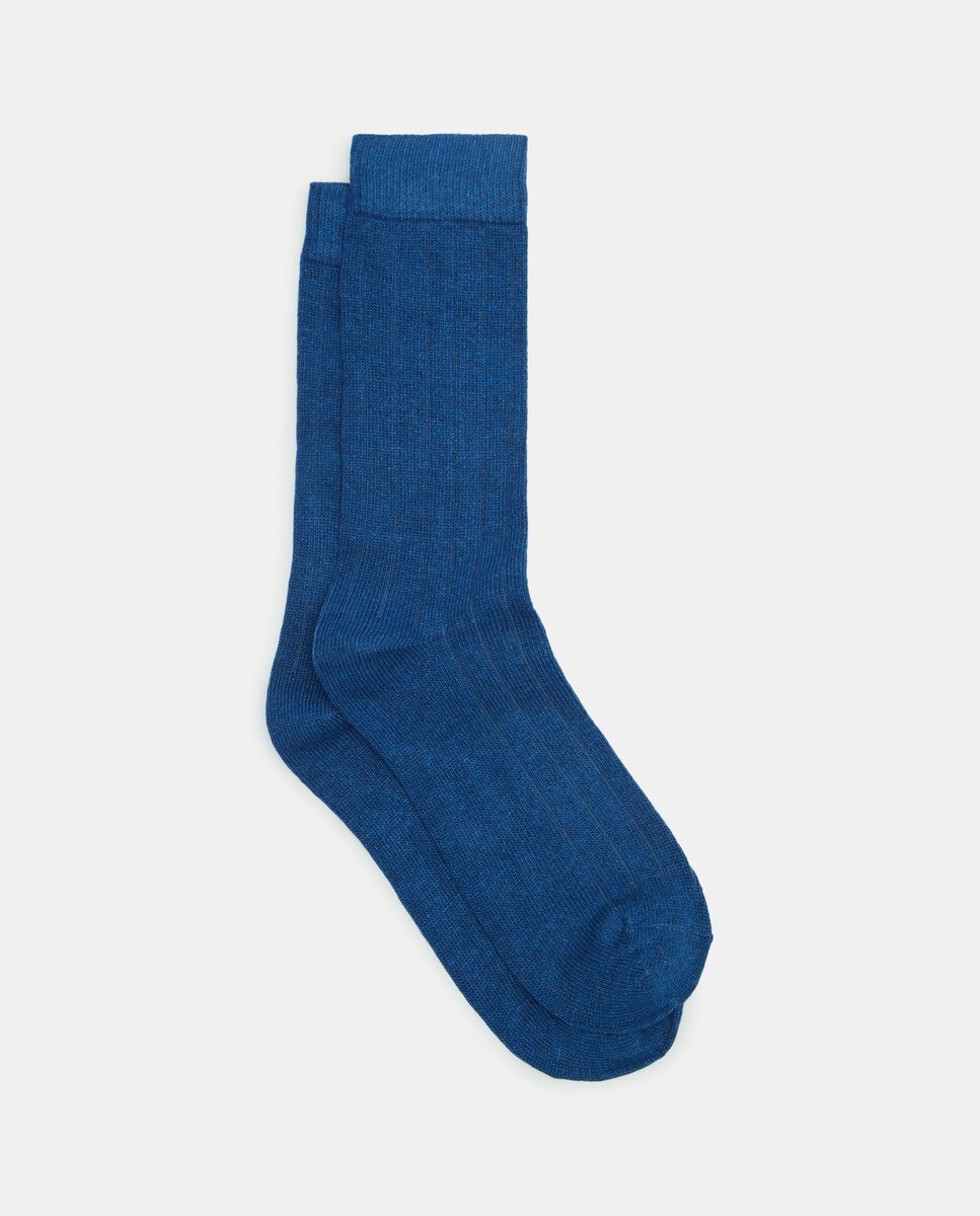 Мужские короткие носки синего цвета Emidio Tucci, синий мужские короткие носки дуо 2 цвета