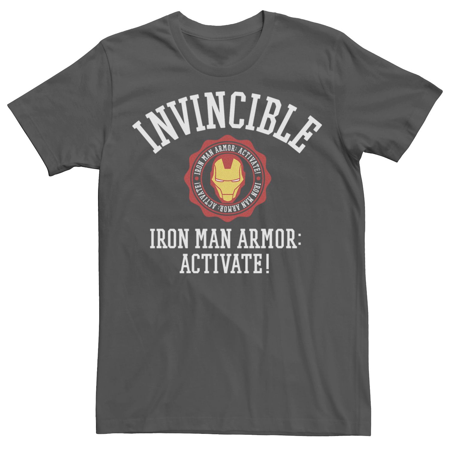 

Мужская футболка с логотипом Iron Man Armor Activate Chest Marvel