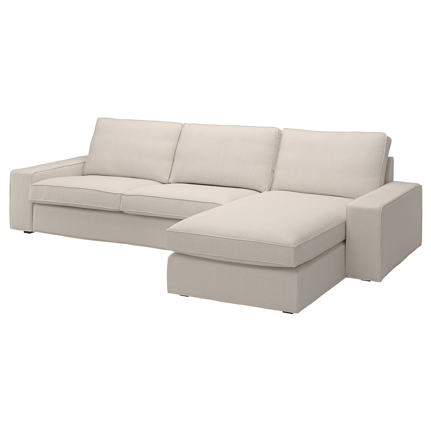 КИВИК 4-местный диван + диван, Тресунд светло-бежевый KIVIK IKEA чехол на 2 местный диван ikea kivik светло серый