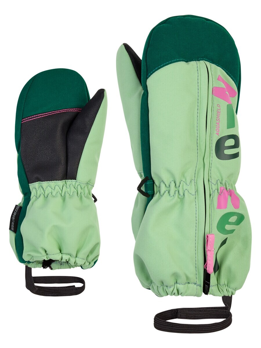 

Перчатки ZIENER Athletic Gloves AS(R) MINIS, светло-зеленый/темно-зеленый