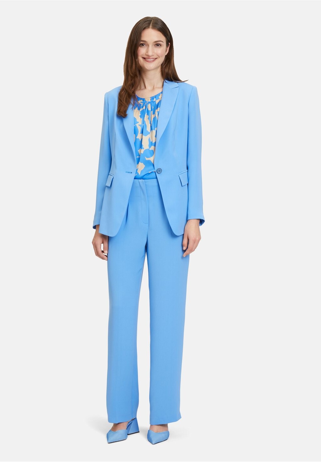 

Брюки из ткани MIT BUNDFALTEN Betty & Co, цвет indigo