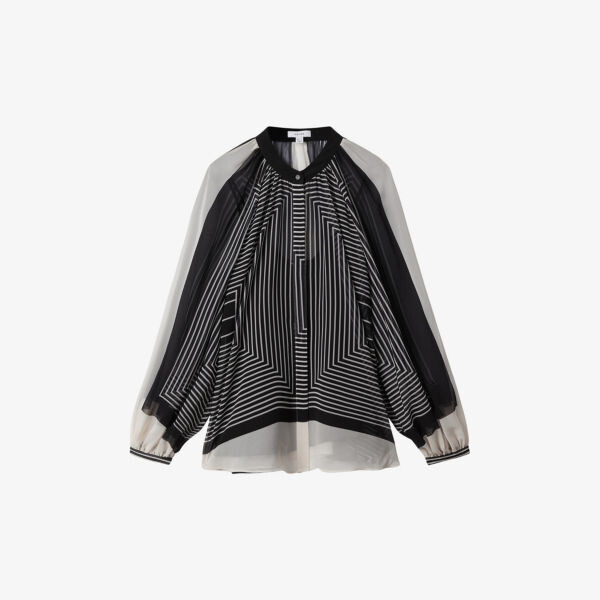 

Блузка charli с принтом Reiss, черный