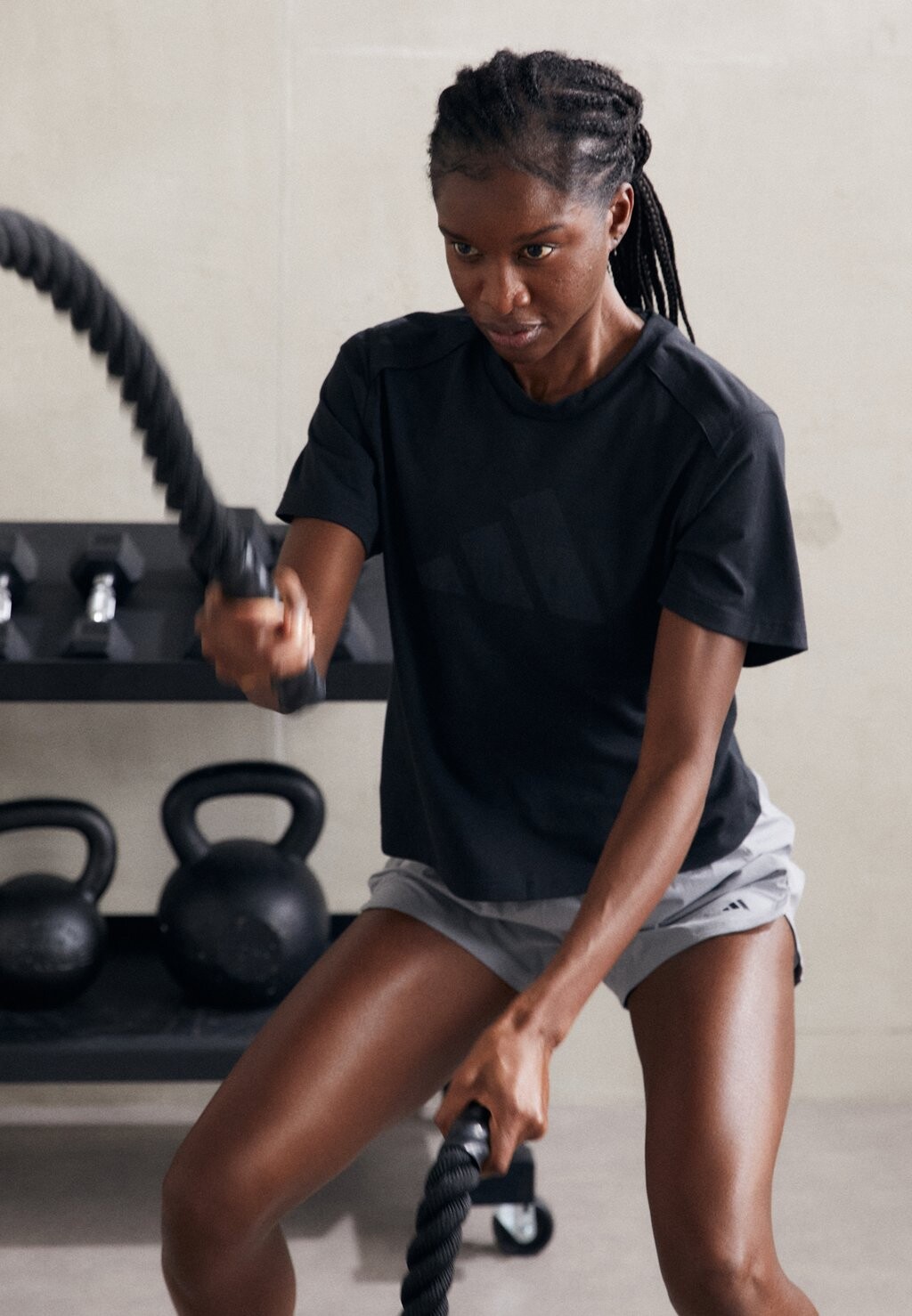 

Спортивная футболка Power Tee Adidas, черный