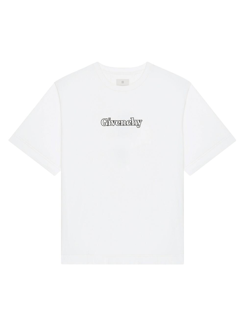 

Хлопковая футболка современного кроя Givenchy, белый