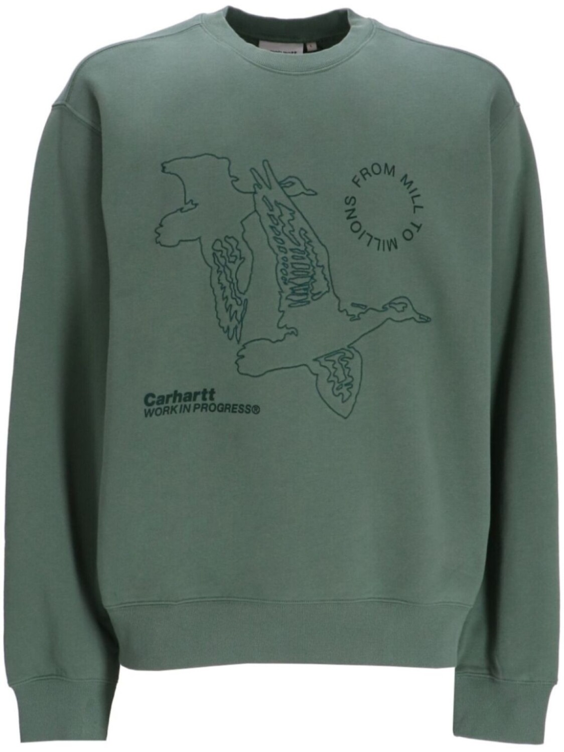 

Толстовка Flying Ducks Carhartt WIP, зеленый