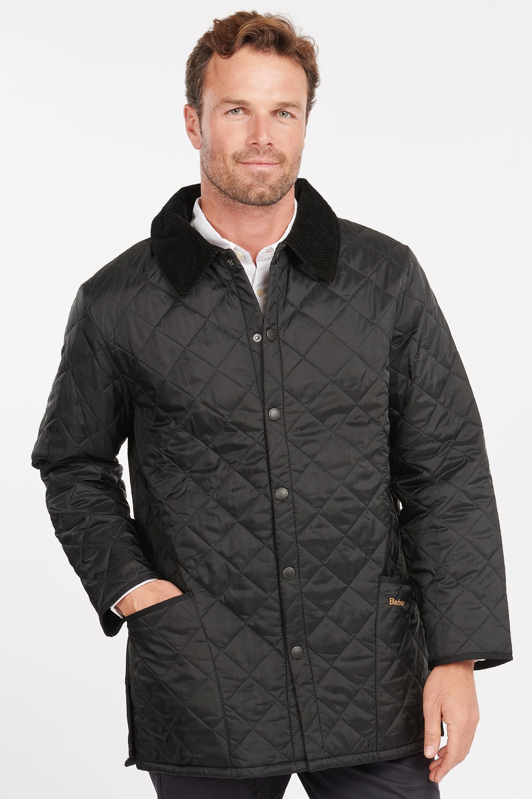 

Стеганая куртка Liddesdale Barbour, черный