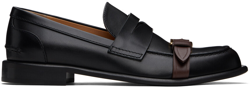 

Черные кожаные лоферы Jw Anderson