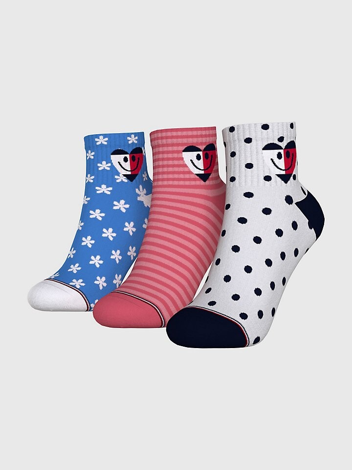

Детские носки на четверть, 3 шт. Tommy Hilfiger
