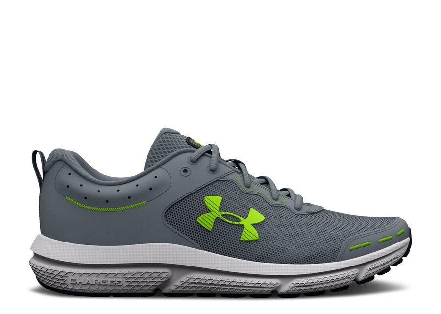 

Кроссовки Under Armour Charged Assert 10 4E Wide, цвет Gravel Lime Surge