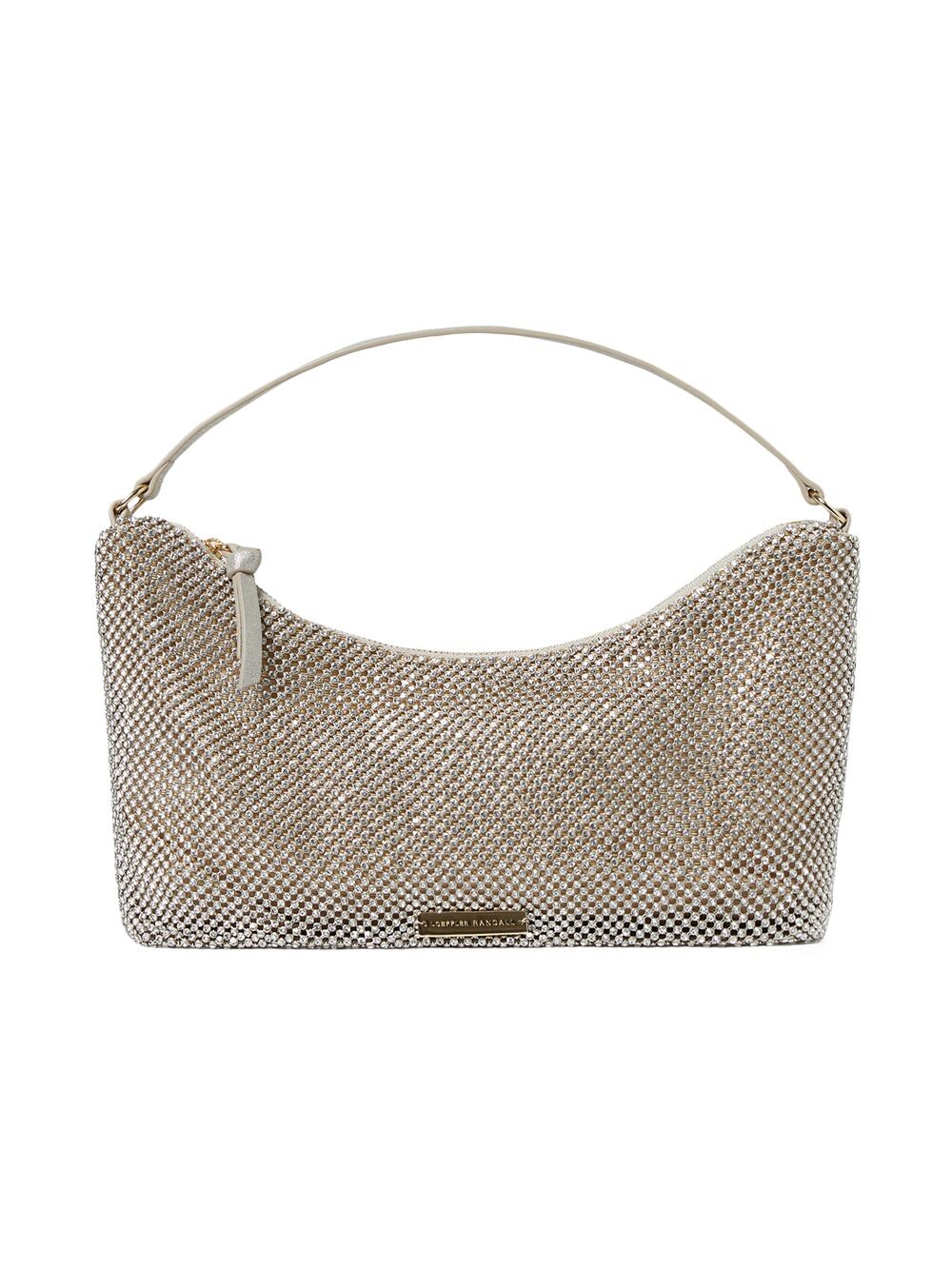 

Сумка Baguette из сетки с кристаллами Diamante Loeffler Randall, золотой, Желтый
