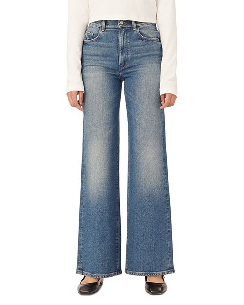 

Джинсы Hepburn High Rise Wide Leg в цвете East Lake DL1961, цвет Blue