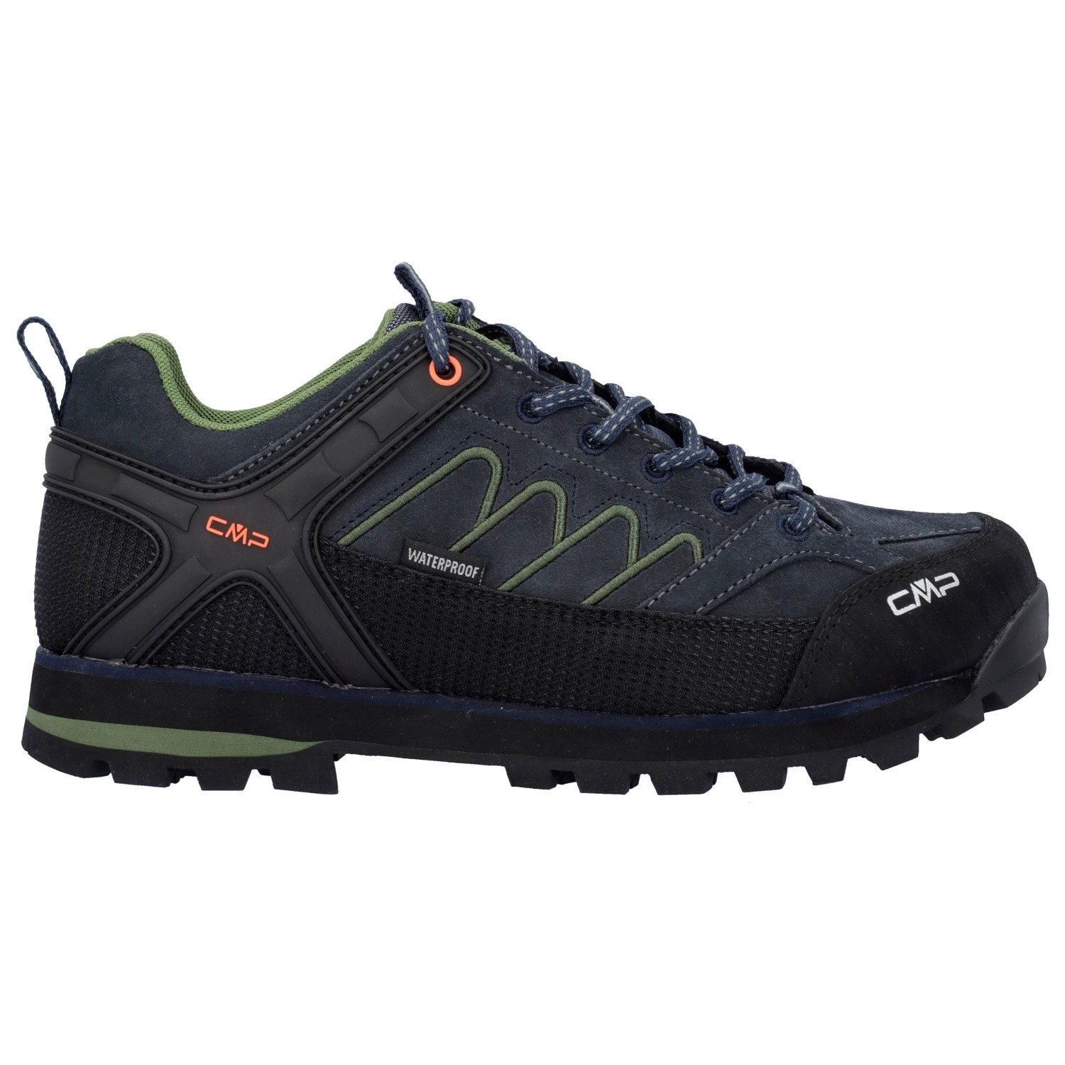 Мультиспортивная обувь Cmp Moon Low Trekking Shoes Waterproof, цвет Black Blue/Torba