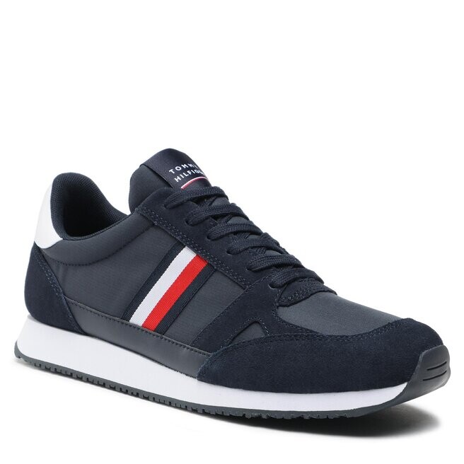 

Кроссовки Tommy Hilfiger RunnerLo Vintage, темно-синий