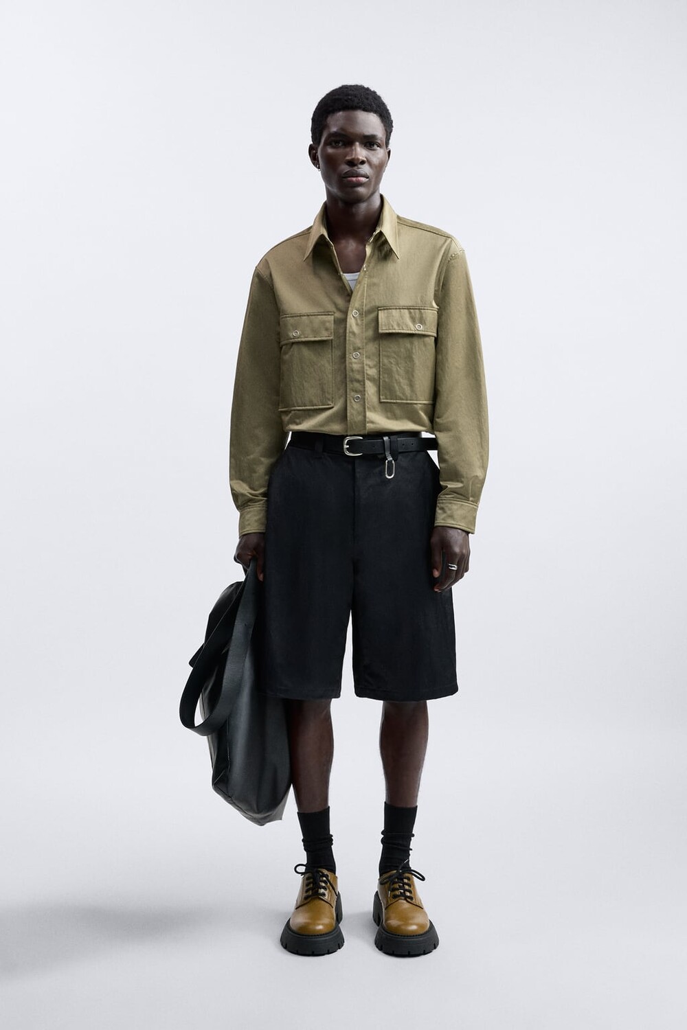 

Техническая рубашка, ограниченная серия ZARA, зеленый