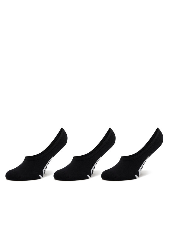 Комплект из 3 мужских носков-кроссовок Vans, черный