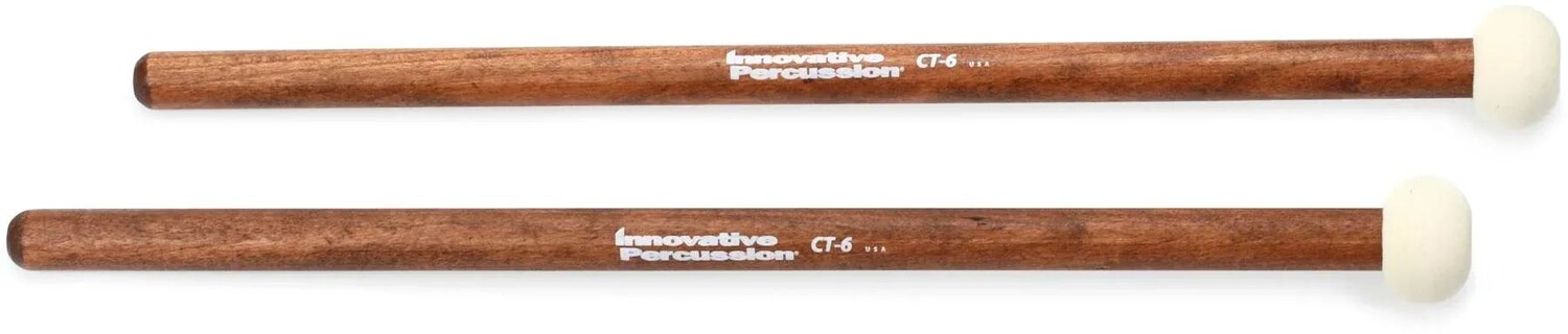 

Innovative Percussion CT-6 Concert Timpani Mallets - Hard Felt