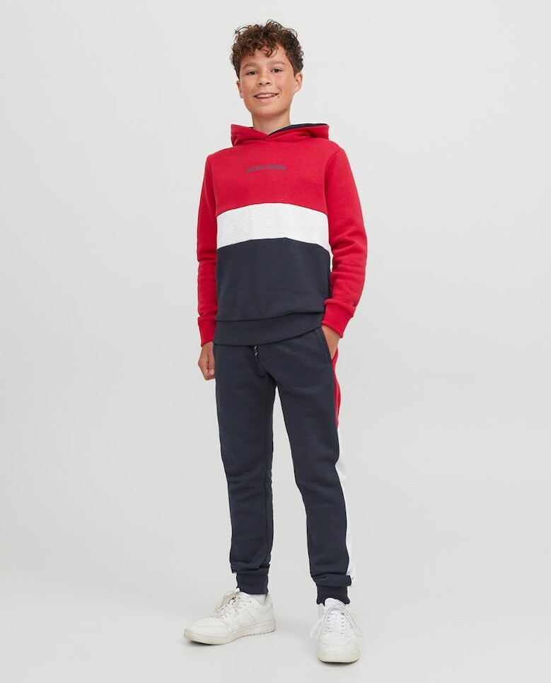 

Узкие спортивные брюки для мальчика Jack & Jones, темно-синий